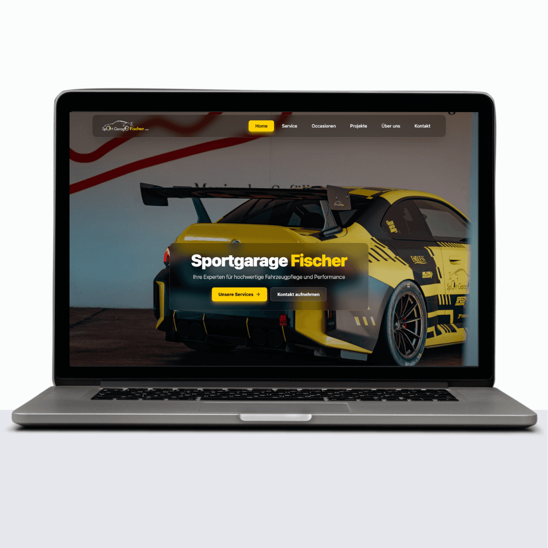 Website Sportgarage Fischer